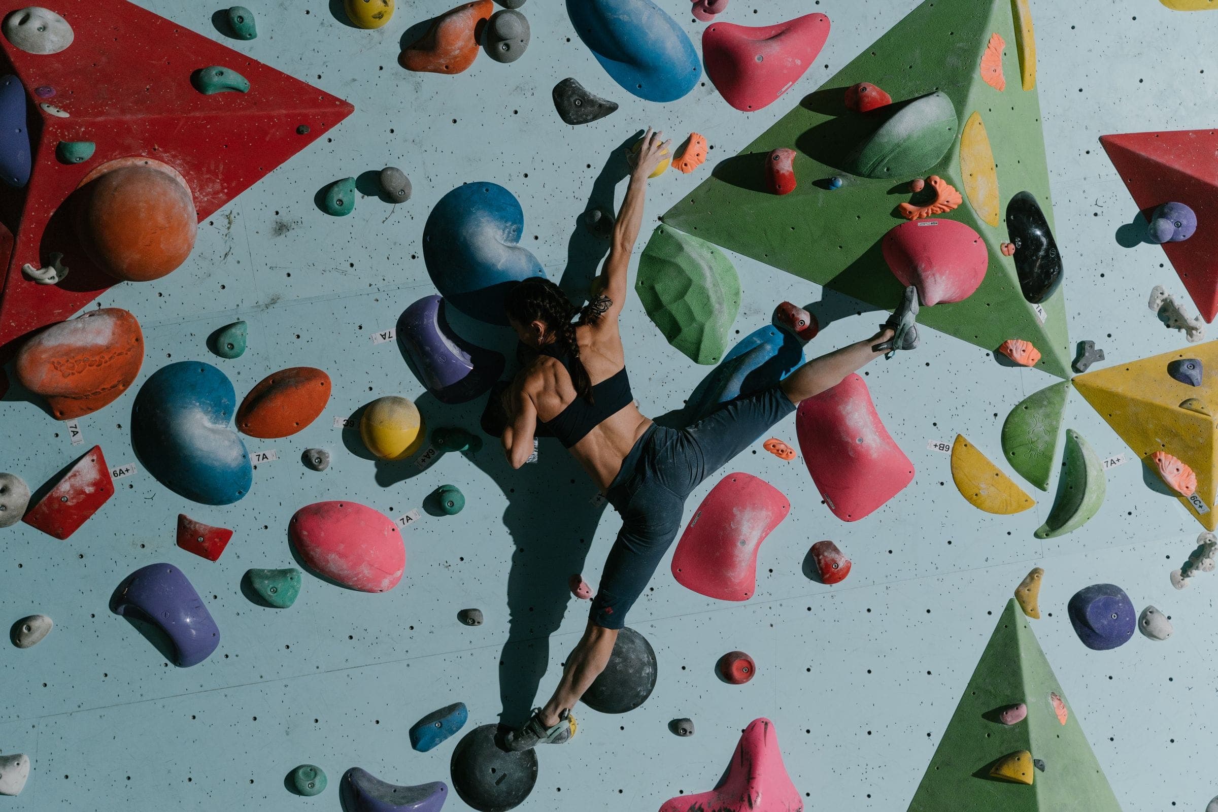Indoor climbing wall